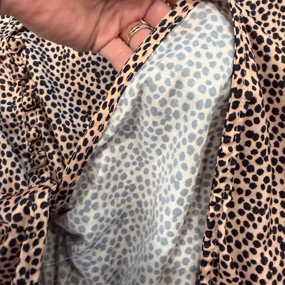 Free People Black and White Patterned A-Line Skirt - Picture 6 of 6